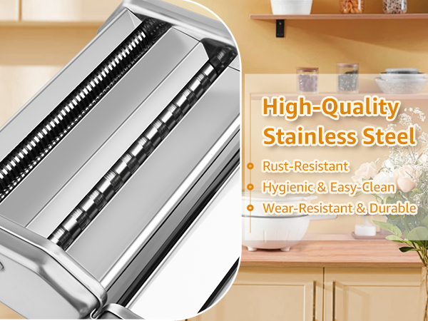 stainless steel pasta machine