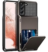 ELOVEN for Samsung Galaxy S22 Plus 5G Case Wallet with Hidden Card Slot Credit ID Card Holder Sho...