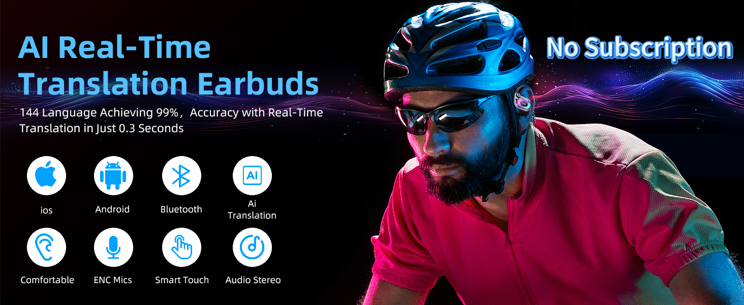 AI Translation Earbuds Real Time