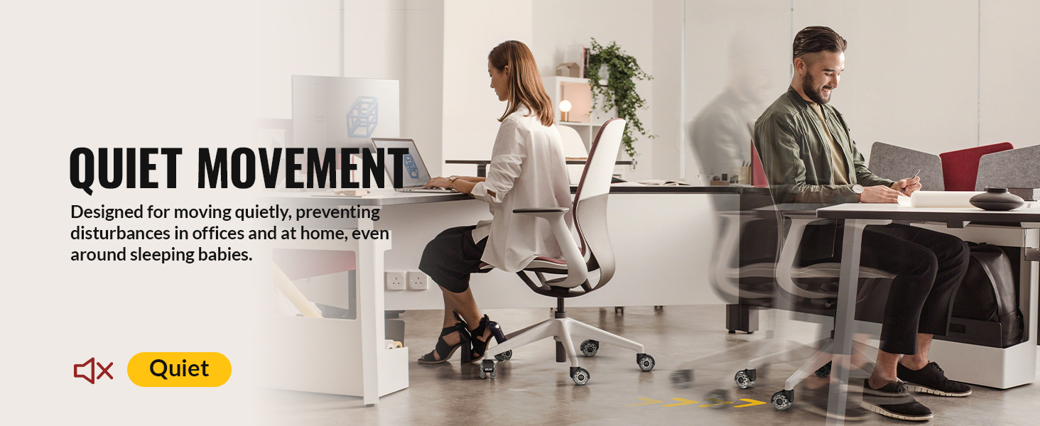 rolling chair wheel for carpet dual smooth mute 5 swivel casters mini small grey wheels caster