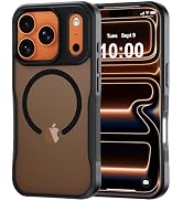 Diverbox for iPhone 17 Pro Max Case, Compatible with MagSafe [Strong Magnets] Translucent Matte S...