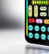 Portable Voice Changer, 8 Voice Changes Live Sound Card, Cool LED Lights Sound Board, Voice Disgu...