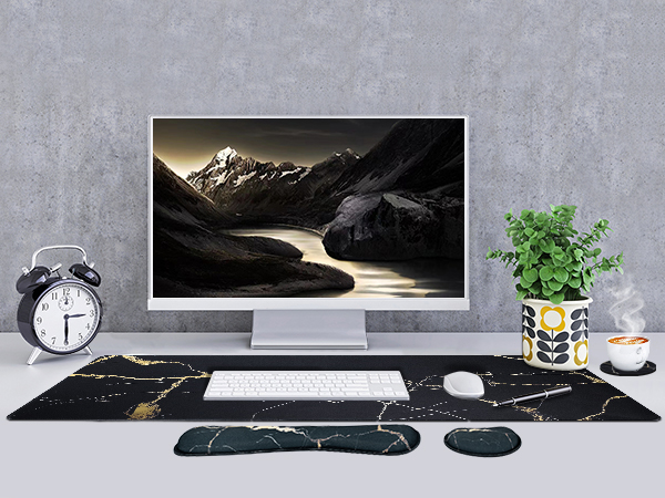 keyboard and mouse pad