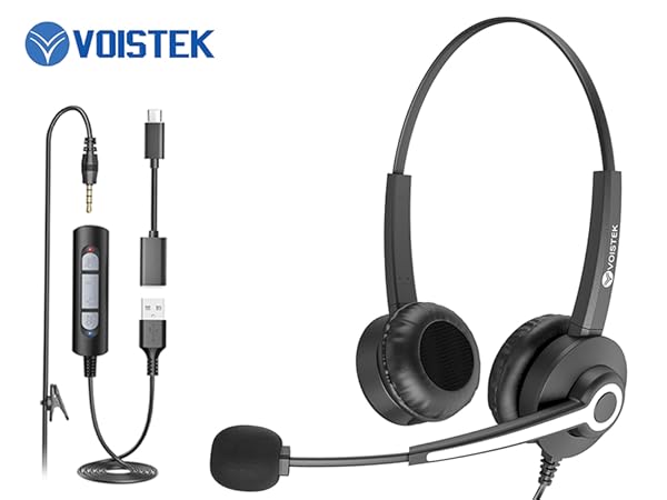 Headset with Microphone for Pc