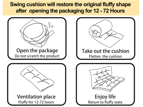 outdoor porch swing cushions