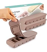 Firgi Silicone Freezer Trays with Lid,2ea 1oz 6 Section-Leak Proof Silicone Freezer molds for Hom...