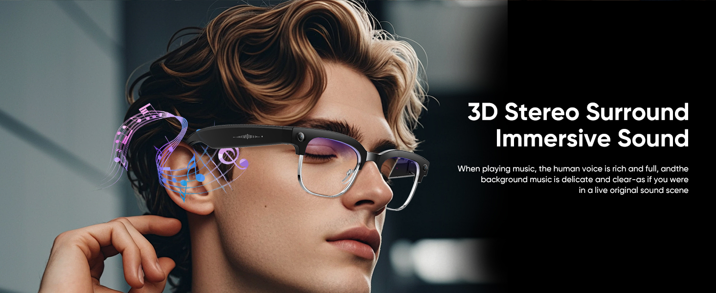ai smart glasses with camera and bluetooth