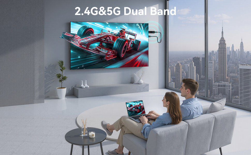 Wireless HDMI Display Dongle Adapter