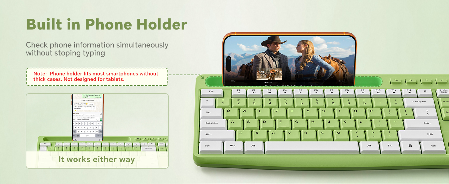 Wireless Keyboard and Mouse Combo