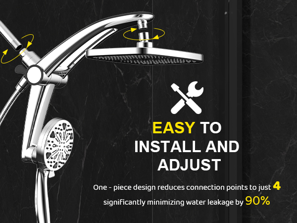 About razime shower head magnetic shower set-sliver