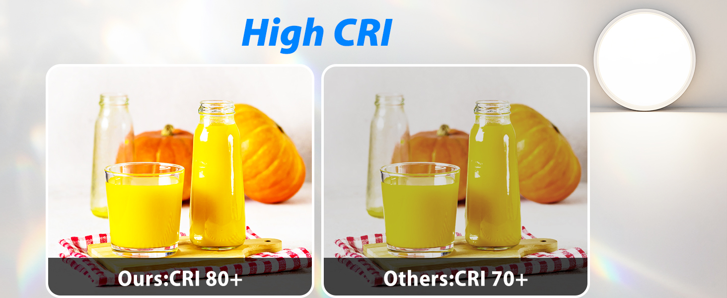 High CRI ceiling lighting