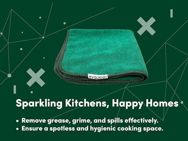 premium microfiber cleaning cloths reusable washable non-scratch dusting polishing high absorbency