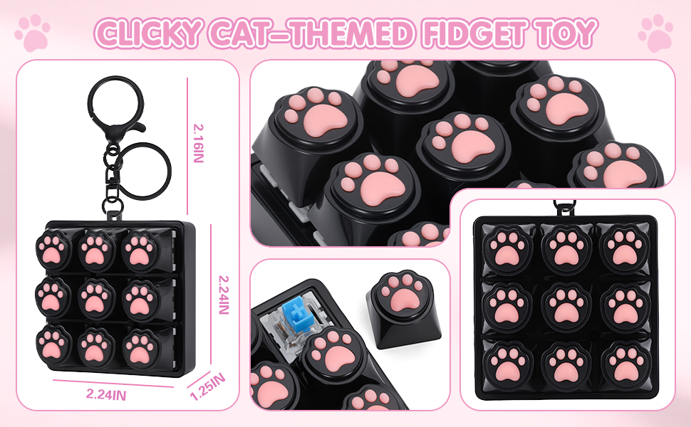 Premium Cat Paw Keyboard Clicker