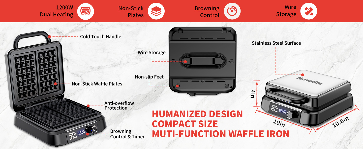 MUTI-FUNCTION WAFFLE IRON
