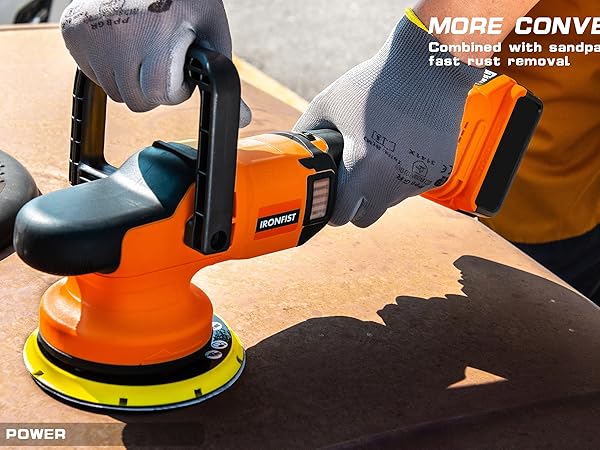 orbital car polisher random cordless waxing waxer polishing cleaning buffing tool palm 20v electric