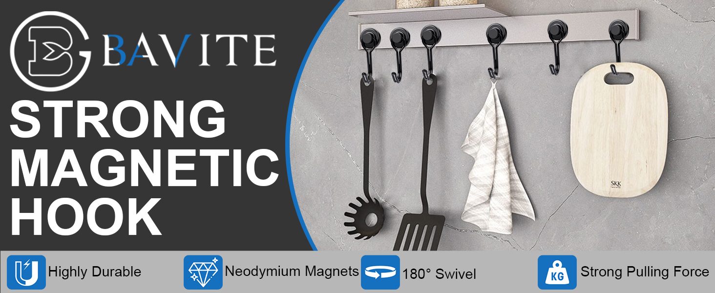 E BAVITE Magnetic Hooks
