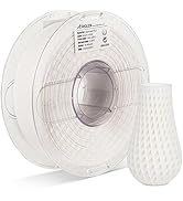 AMOLEN PLA 3D Printer Filament, High Speed Warm White PLA Filament 1.75mm, PLA 3D Printing Filame...