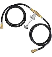 Skyflame Natural Gas Connection Hose, Complete NG Fire Pit Installation Kit from Burner to Natura...