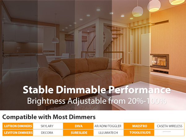 BR30 LED Bulbs 2700K Dimmable