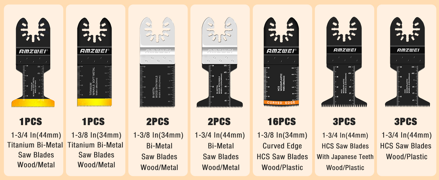 oscillating saw blades
