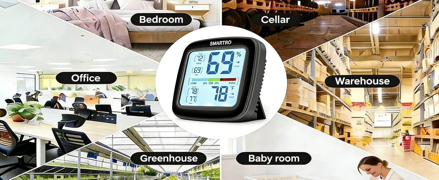 Digital Hygrometer Indoor Thermometer