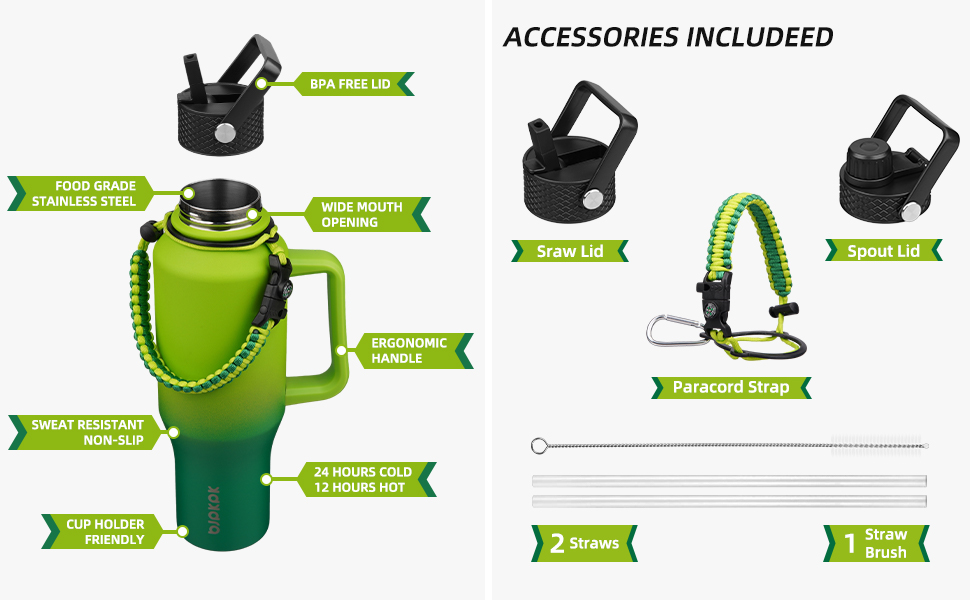 BJPKPK insulated water bottles