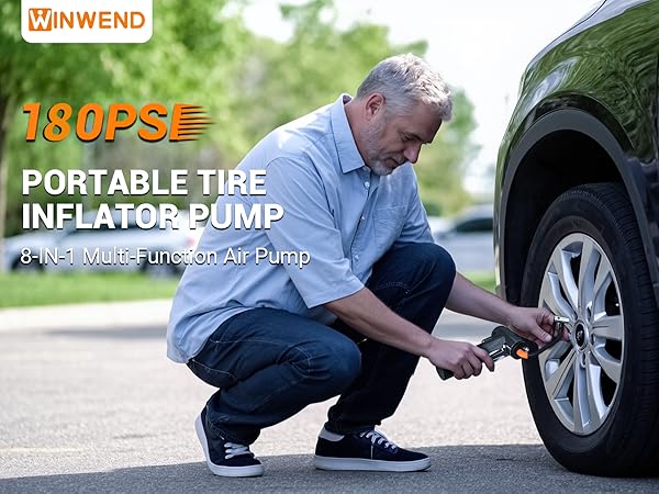 Tire Inflator Portable Air Compressor