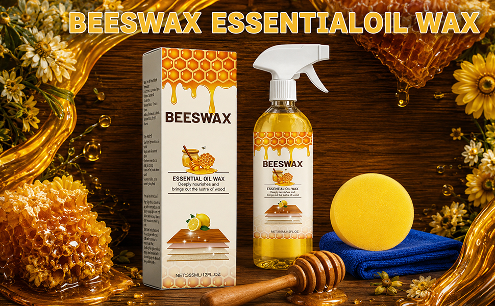 Beeswax Wood Polish Spray