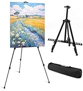 Artisorama Art Painting Artist Easel Stand, Portable Adjustable Easels with Carry Bag,Tripod Disp...