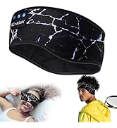 LC-dolida Sleep Headphones Bluetooth Headband Sleeping Wireless Headband Headphones with Thin HD ...