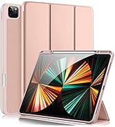 Akkerds Compatible with iPad Pro 12.9 Case 6th/5th/4th/3rd Generation with Pencil Holder, Trifold...