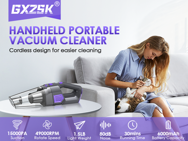 HANDHELD PORTABLE VACUUM CLEANER