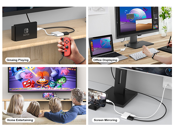 usb c to hdmi adapter for iphone 16 15