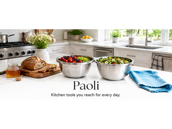 Paoli 304 Stainless Steel Fine Mesh Colander Set