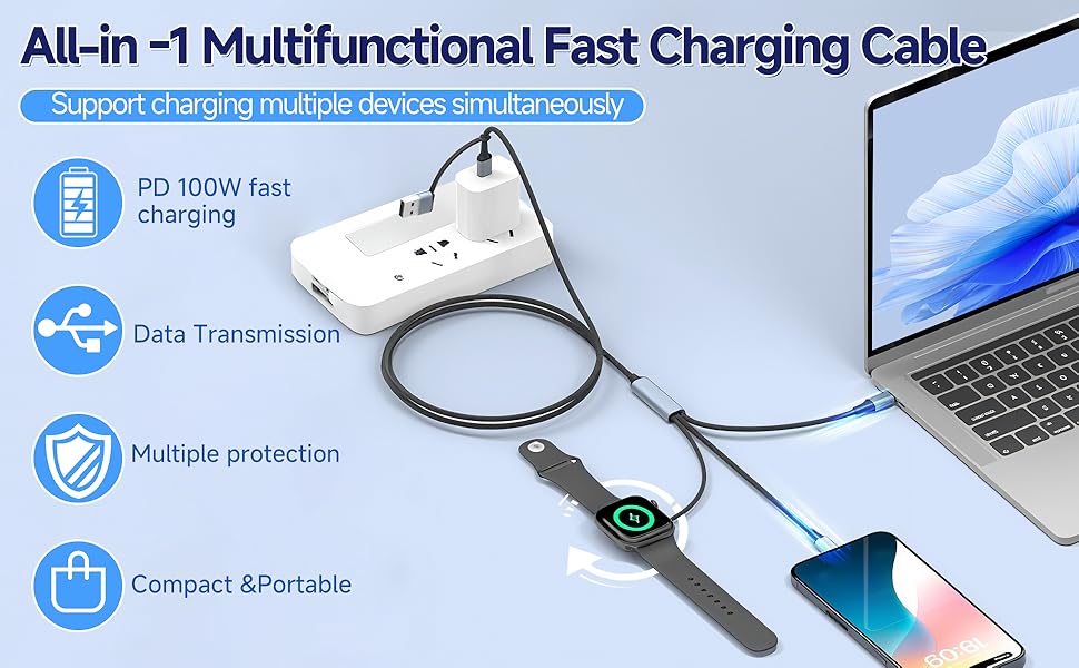 All-in-1 Multifunctional Fast Charging Cable