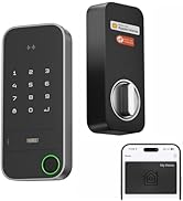 ThorBolt X1 Apple Home Key Tap to Unlock, Smart Keyless Entry Door Lock with Fingerprint, Touch K...