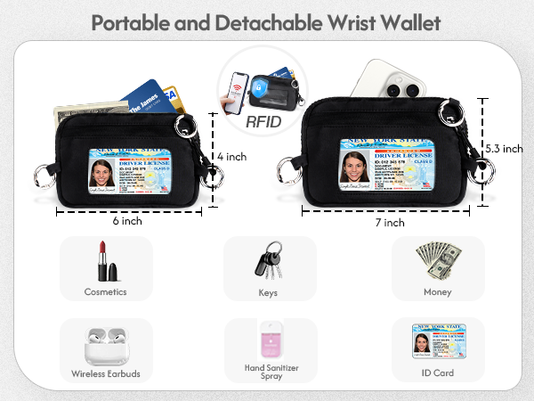 clip and go phone strap lanyard crossbody cross body adjustable cell wristlet wrist wallet rfid