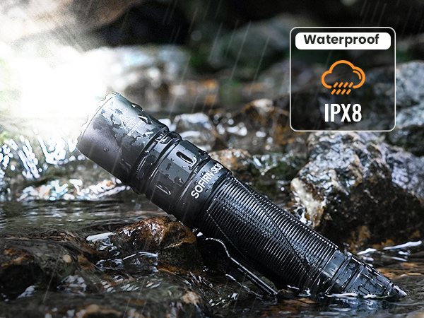 waterproof flashlight