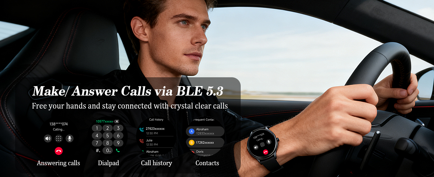make and answer calls