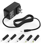 Zosam 12V 2A Power Supply Adapter Compatible with WD Western Digital My Book, Seagate Hard Drive ...