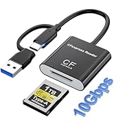 CFexpress Type A Card Reader, USB-C 3.2 Gen 2 10Gbps – High-Speed Memory Card Reader with USB-C &amp;...