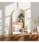 NEWBULIG 22X30 Inch Arched Bathroom Mirror for Wall, Vanity Bathroom Mirrors for Over Sink Temper...