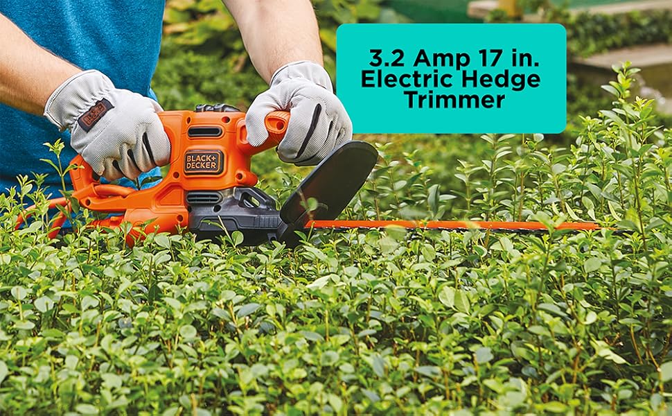 BLACK+DECKER 17-Inch Electric Hedge Trimmer