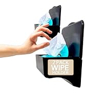Bathroom Wipes Holder Dispenser with Shelf – Restroom Organizer &amp; Toilet Wipe Holder for Bathroom...