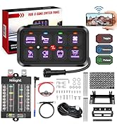 Nilight 8 Gang Switch Panel System Circuit Control Relay System APP Control RGB Backlight Fuse Wi...