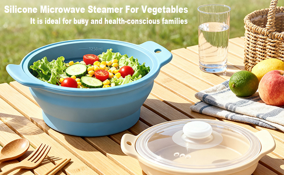 42oz Silicone Microwave Steamer