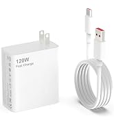 120W for Xiaomi USB C Hypercharge Fast Wall Charger Block, 6A Type C Cable Compatible with Xiaomi...