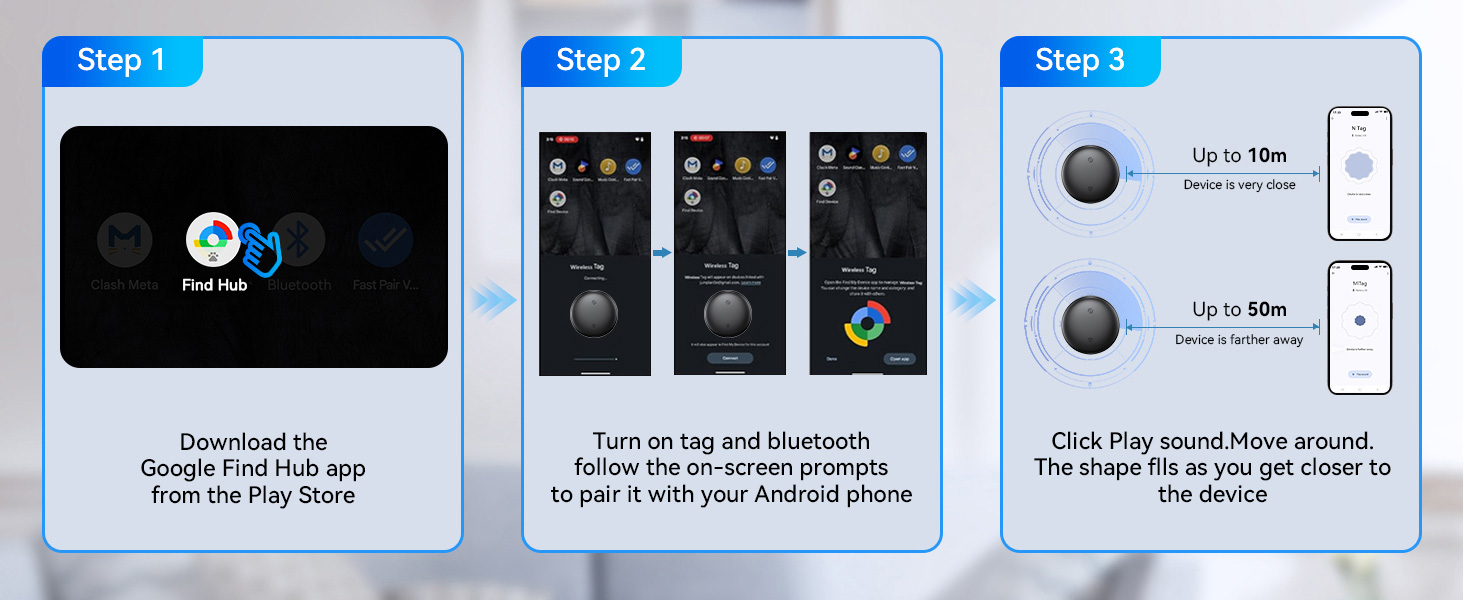 Air Tracker Tags for Android or iOS