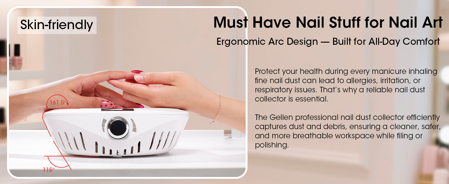 gellen nail dust collector