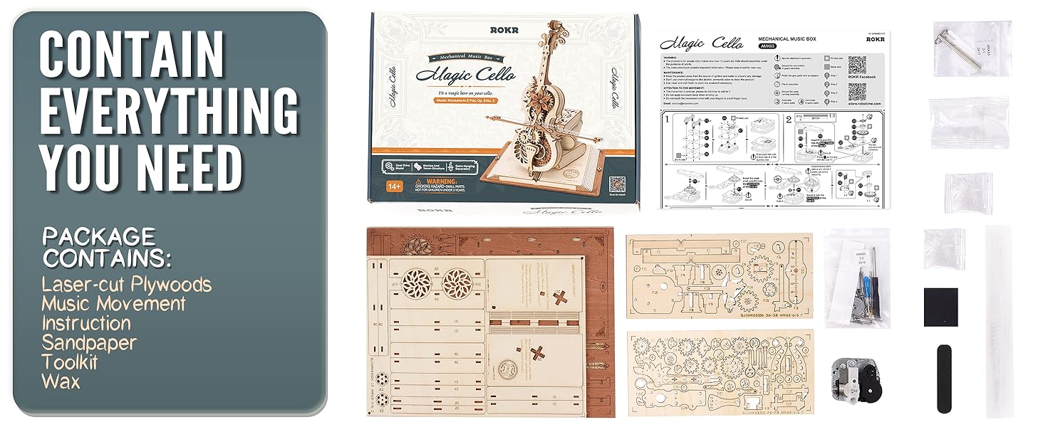 3d puzzles for adults wooden music box kit rokr 3d wooden puzzles for adults model kits for adults
